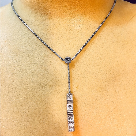 Brighton Jewelry - Adorable Brighton necklace with square metal beads